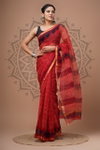 DF 137 Dhamaka Gold Border Printed Sarees Wholesale Market In Surat